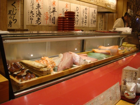sashimi ingredients bar