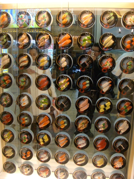 All sushi display