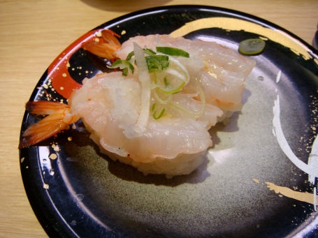 Shrimp Sushi ¥130, $2